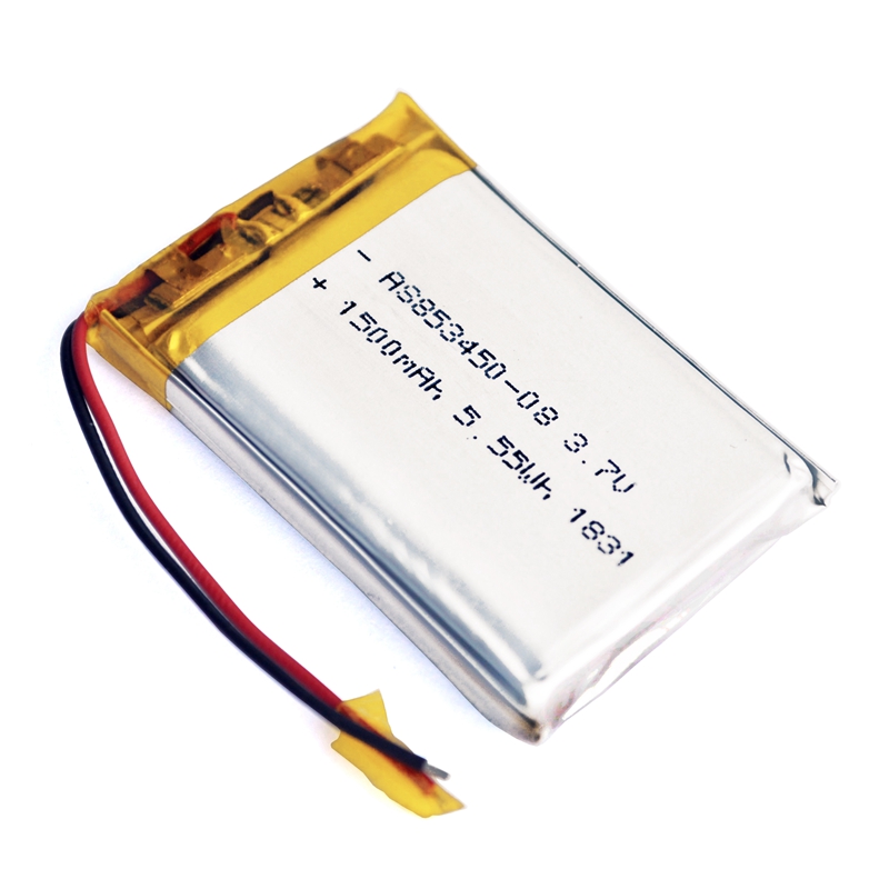 A&S Power 853450 Lipo battery 3.7v 1500mAh Lithium polymer battery with UL/IEC62133/KC/UN38.3 Certificates