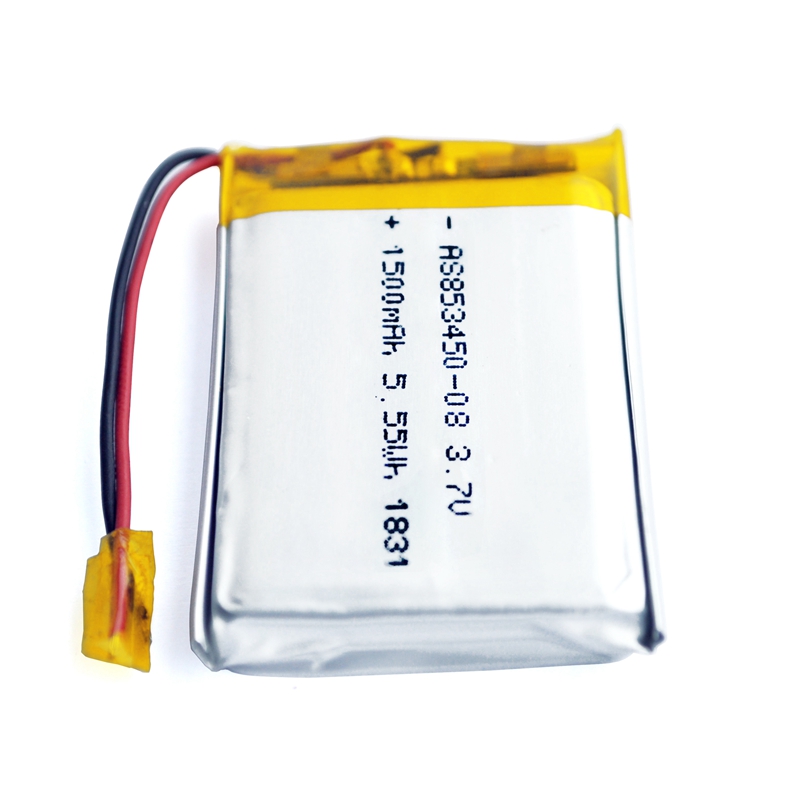 A&S Power 853450 Lipo battery 3.7v 1500mAh Lithium polymer battery with UL/IEC62133/KC/UN38.3 Certificates