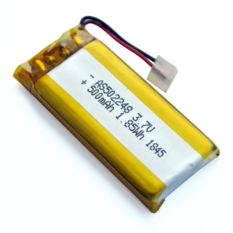 A&S Power Rechargeable 502248 3.7v 500mAh Lithium polymer battery