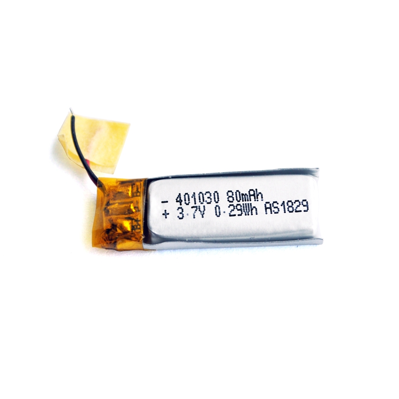 A&S Power Rechargeable 401030 3.7v 80mAh lithium ion polymer battery
