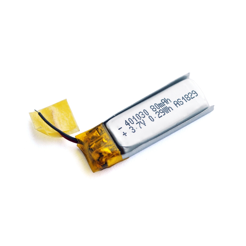 A&S Power Rechargeable 401030 3.7v 80mAh lithium ion polymer battery