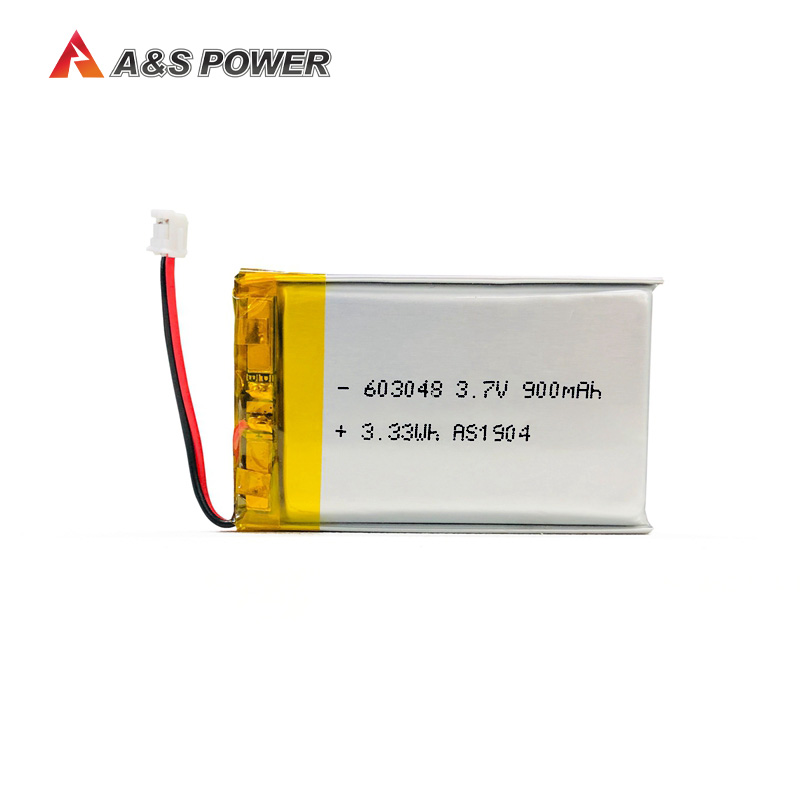 UL/KC approval 603048 3.7v 900mah lithium polymer battery