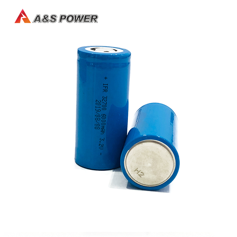 Rechargeable 32700 Lifepo4 Battery Cell 3.2v 6Ah