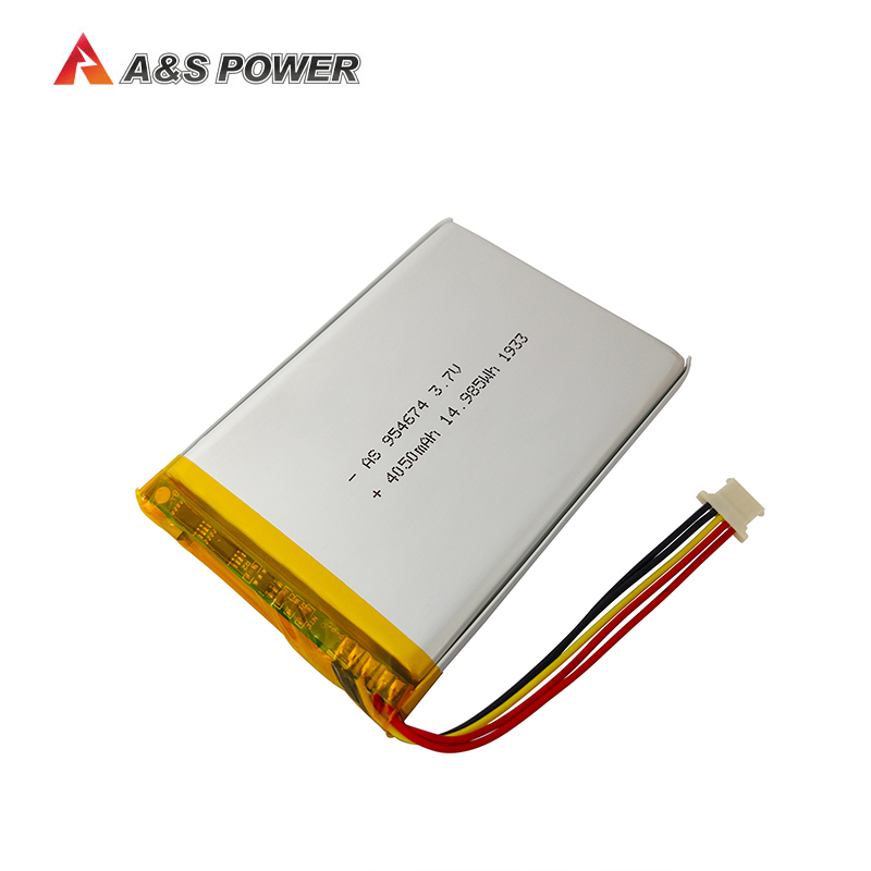 A&S Power Rechargeable 954674 3.7v 4050mah lithium polymer battery
