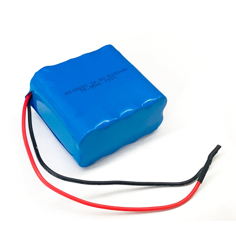 A&S Power Factory 18650 4S2P battery pack 14.8v 5200mah lithium ion battery