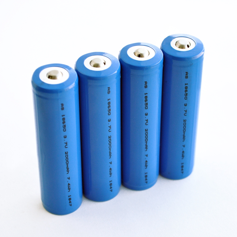 A&S Power Rechargeable 18650 3.7v 2000mah li ion battery cell