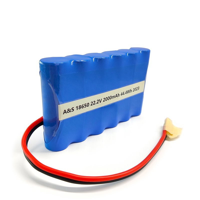 China factory Rechargeable li-ion 18650 6S 22.2v 2000mAh lithim ion battery