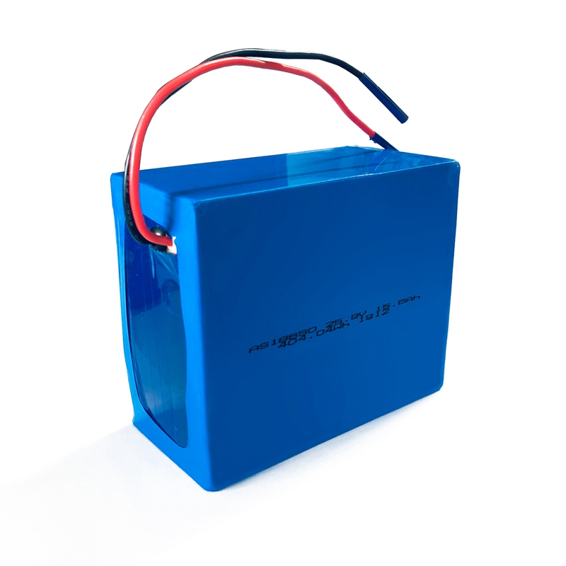 Custom rechargeable 18650 li-ion battery 24v 15.6Ah lithium ion battery pack