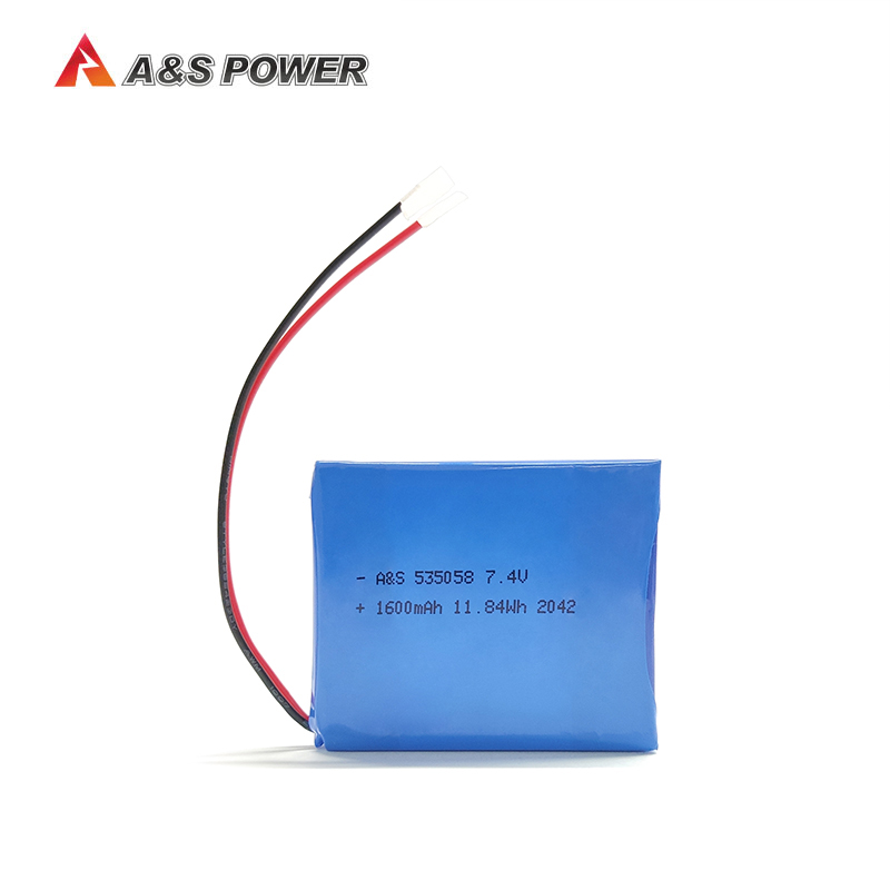 UL1642 CE approval 535058 2S 7.4v 1600mah lithium polymer battery