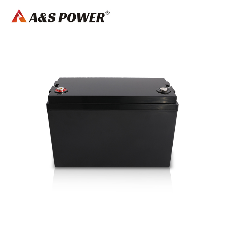 A&S Power Deep Cycle LiFePO4 Battery 12.8V 100ah Lithium Battery Pack for Solar Energy System